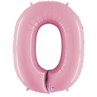 Giant Pastel Pink Number Balloon - BAM Party and Events