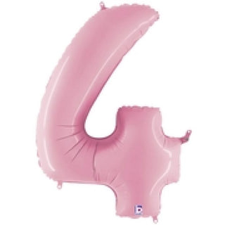Giant Pastel Pink Number Balloon - BAM Party and Events