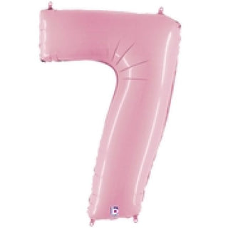 Giant Pastel Pink Number Balloon - BAM Party and Events