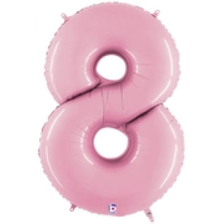Giant Pastel Pink Number Balloon - BAM Party and Events