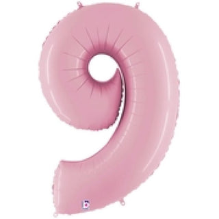 Giant Pastel Pink Number Balloon - BAM Party and Events