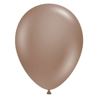 43cm Latex Balloon - Cocoa Brown - BAM Party and Events