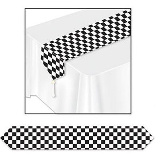 Checkered Table Runner - BAM Party and Events