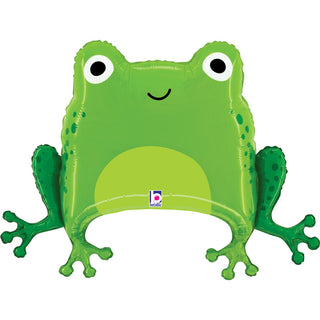 Green Frog Foil Balloon - BAM Party and Events