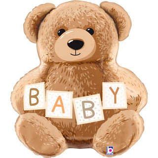 Baby Bear Foil Balloon - BAM Party and Events