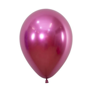 30cm Reflex Fuchsia Latex Balloon - BAM Party and Events