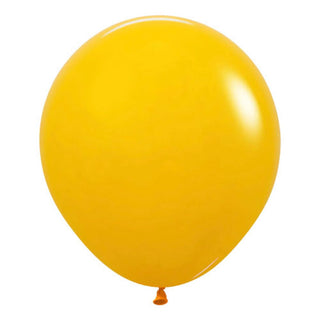 46cm Latex Balloon - Honey Yellow - BAM Party and Events