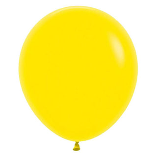 46cm Latex Balloon - Yellow - BAM Party and Events