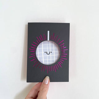 Disco ball Die Cut Birthday Card - BAM Party and Events