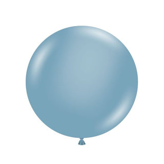 60cm Latex Balloon - Blue Slate - BAM Party and Events