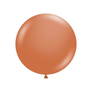 60cm Latex Balloon - Burnt Orange - BAM Party and Events