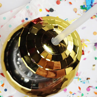 Gold Disco Ball Cup - BAM Party and Events