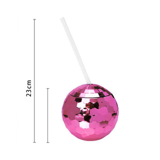 Pink Disco Ball Cup - BAM Party and Events