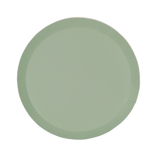 Eucalyptus Snack Plates 20pk - BAM Party and Events