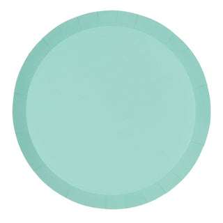 Pastel Mint Dinner Plates 20pk - BAM Party and Events