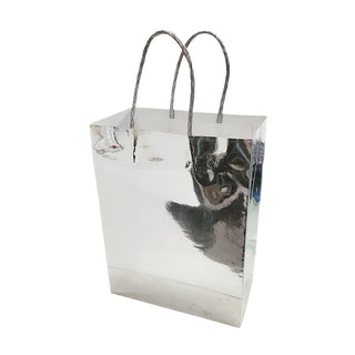 Silver Party Bags - 4 Pack - BAM Party and Events