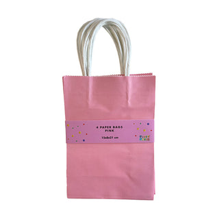 Pink Party Bags 4Pk - BAM Party and Events