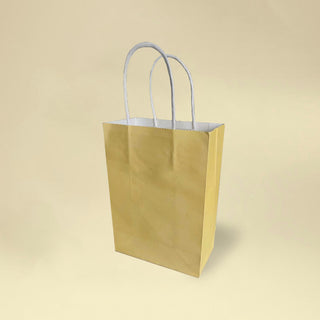 Yellow Party Bags 4Pk - BAM Party and Events