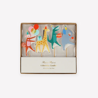 Animal Parade Candles - BAM Party and Events