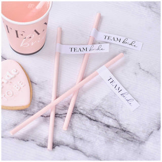 Team Bride Paper Straws - BAM Party and Events