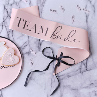 Team Bride Sash - 6 Pack - BAM Party and Events