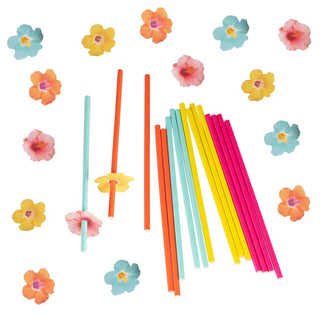 Hawaiian Paper Straws - BAM Party and Events