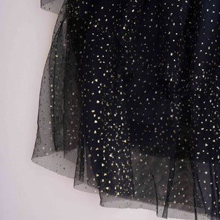 Black & Gold Star Tutu 3-5yrs - BAM Party and Events