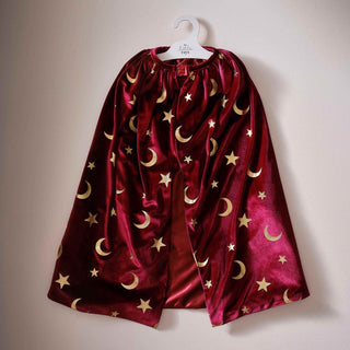 Burgundy Velvet Magician Cape - BAM Party and Events