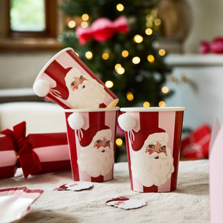 Vintage Santa Paper Cups