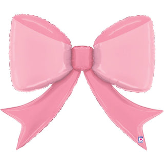 Pink Bow Foil Balloon - BAM Party and Events