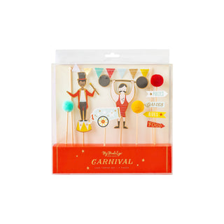 Carnival Cake Topper Set - BAM Party and Events