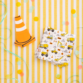 Under Construction Large Napkins - BAM Party and Events
