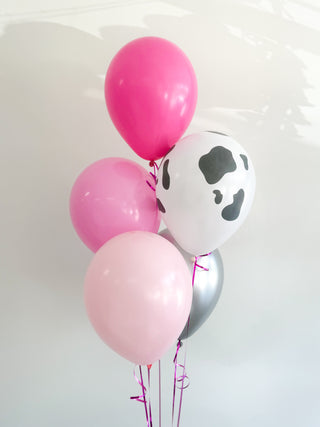 Pink Cowgirl Balloon Bunch - INFLATED - BAM Party and Events