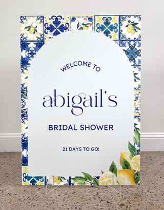 Custom A1 Printed Welcome Sign - BAM Party and Events