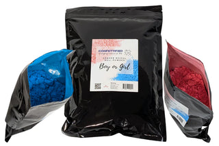 Gender Reveal Holi Powder Satchel 500grams - Pink or Blue
