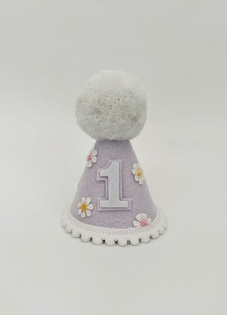 Lilac Flower Felt Hat - BAM Party and Events