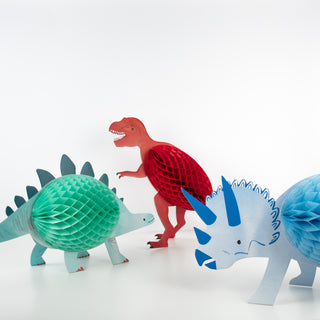 Dinosaur Honeycomb Decorations - BAM Party and Events