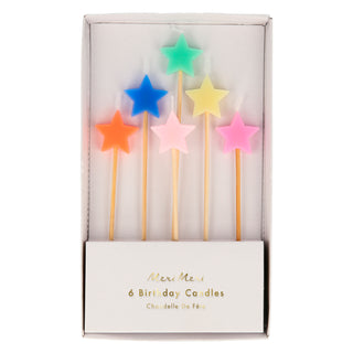 Mixed Star Candles - BAM Party and Events