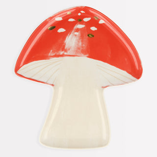 Porcelain Mushroom Plates - BAM Party and Events
