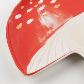 Porcelain Mushroom Plates - BAM Party and Events
