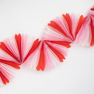 Candy Cane Stripe Honeycomb Garland - BAM Party and Events
