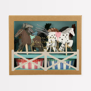 Horse Cupcake Kit - BAM Party and Events