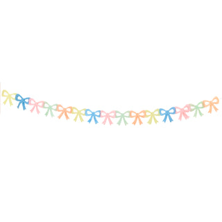 Tissue Paper Bow Garland - BAM Party and Events