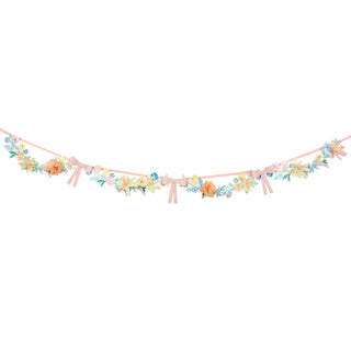Flower & Bow Garland - BAM Party and Events