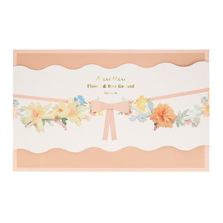 Flower & Bow Garland - BAM Party and Events