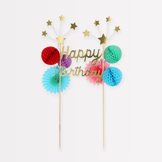 Happy Birthday Cake Topper - BAM Party and Events