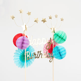 Happy Birthday Cake Topper - BAM Party and Events