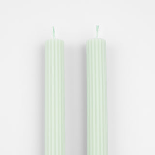 Sea Foam Green Table Candles - BAM Party and Events