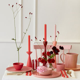Cotton Candy Pink Table Candles - BAM Party and Events