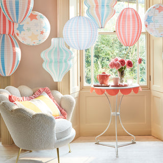 Stripy Lanterns - BAM Party and Events